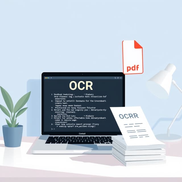 免费OCR工具mac-ocr：把纸质文档变可搜索PDF，办公效率直接起飞