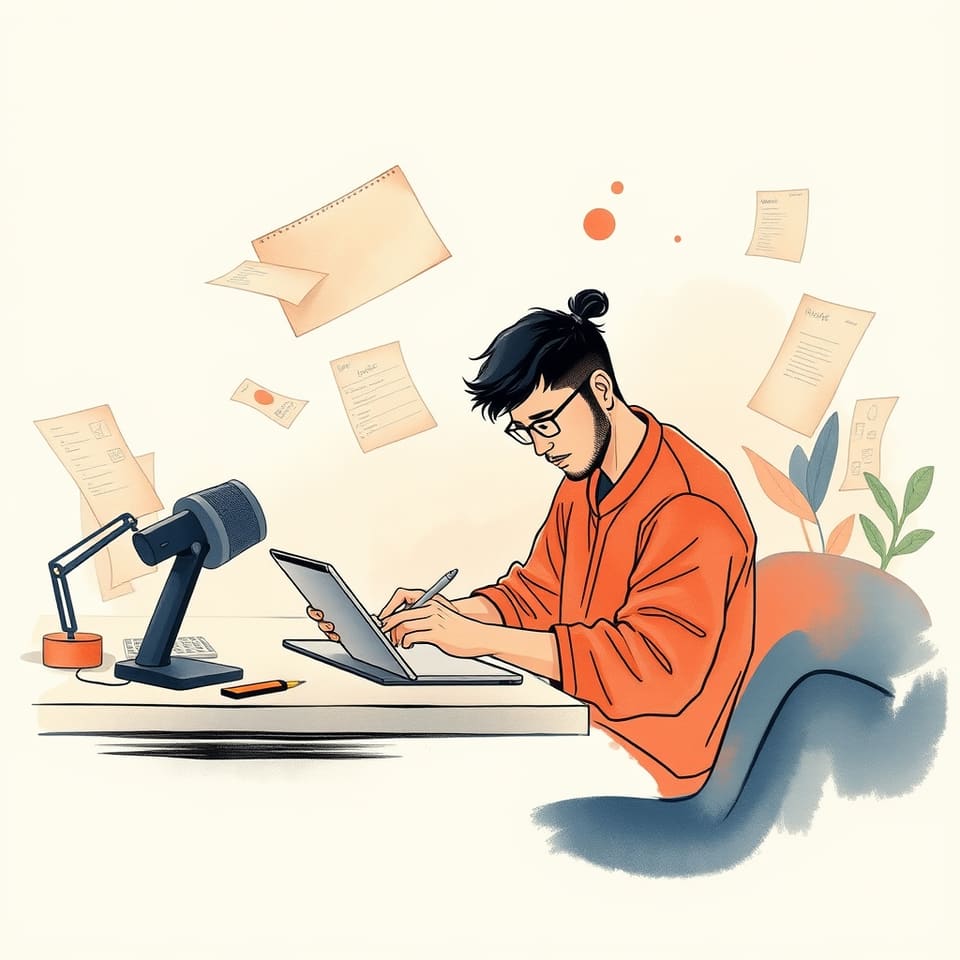 归藏材质插画Skill：AI生成带字解释图，副业接单从美化到交付全流程