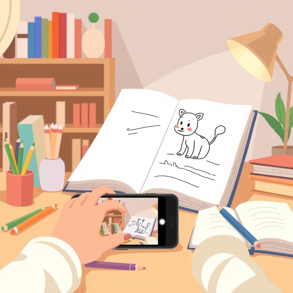 用handdraw-story-video把手绘变动画，零基础做儿童内容号月入过万